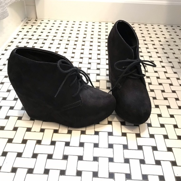 Charlotte Russe Shoes - Charlotte Russe Wedge Boots
